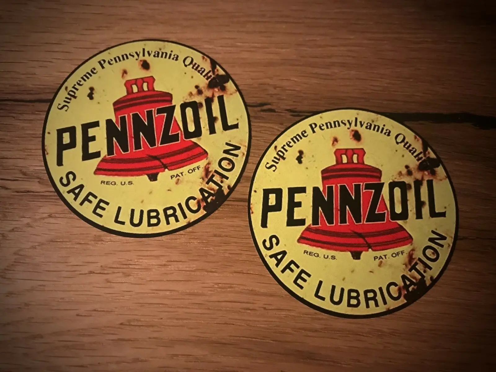 

Sticker Vintage Look Vintage Pickup 4x4 Retro Oil Oil USA V8 # 095