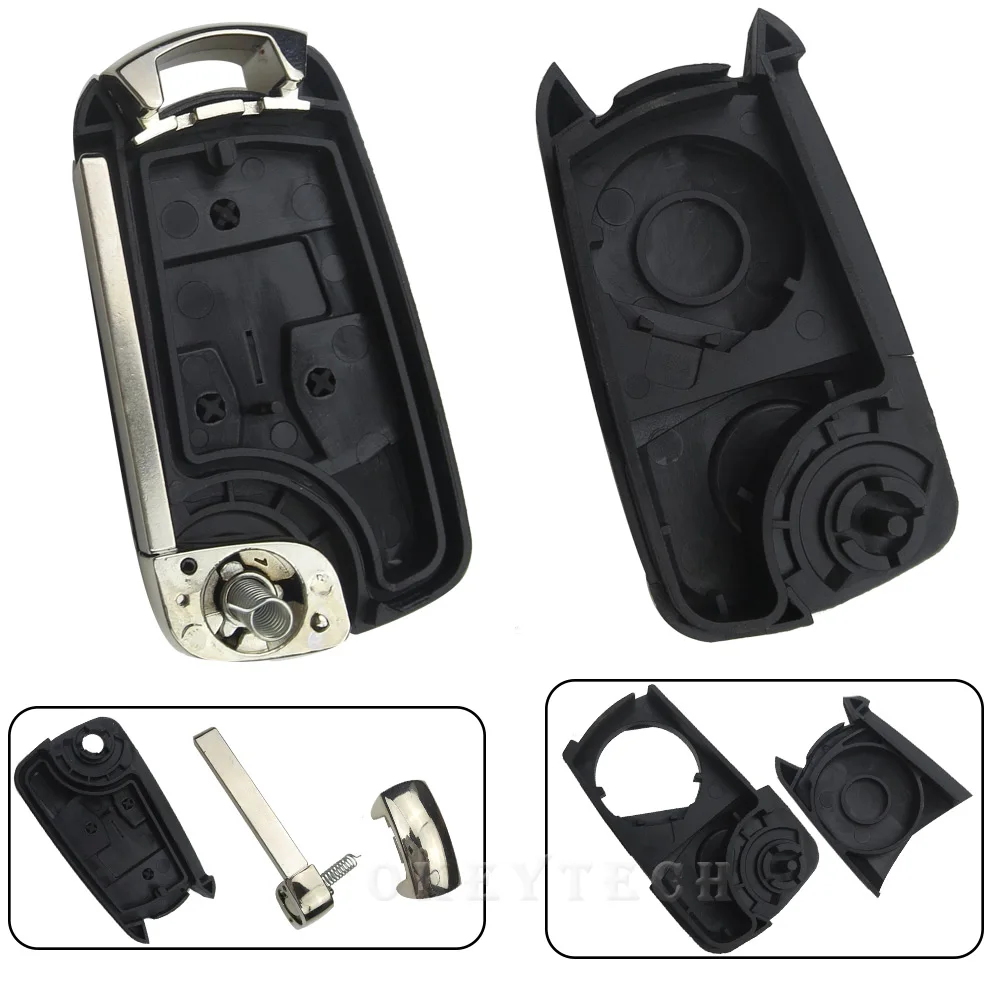 OkeyTech 3 кнопки откидная оболочка ключа дистанционного управления чехол для Vauxhall