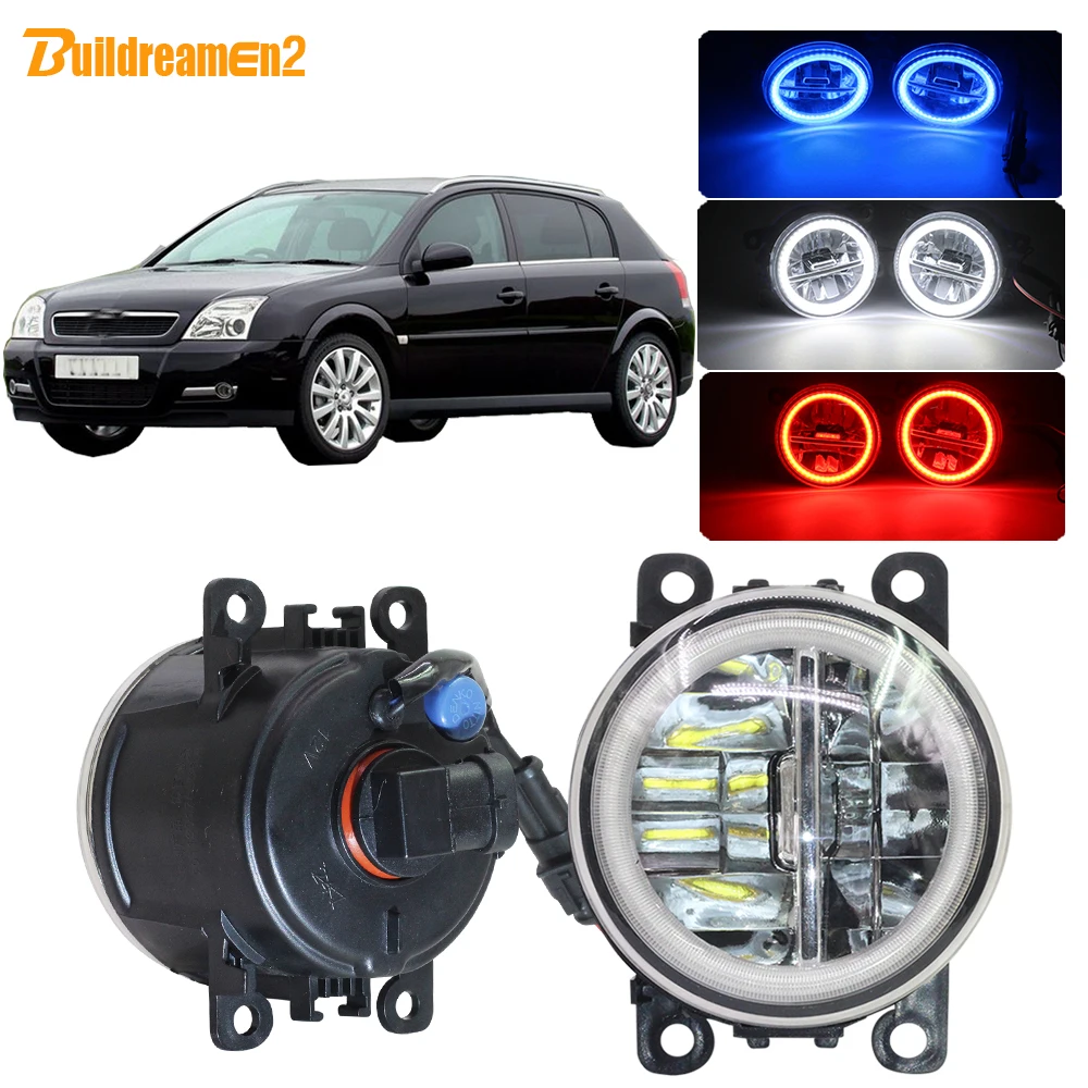 Buildreamen2 для Opel Vectra Signum хэтчбек 2003- Автомобильный светодиодный лампы Противотуманные фары светильник Ангел глаз DRL Дневной светильник 4000LM H11 12V