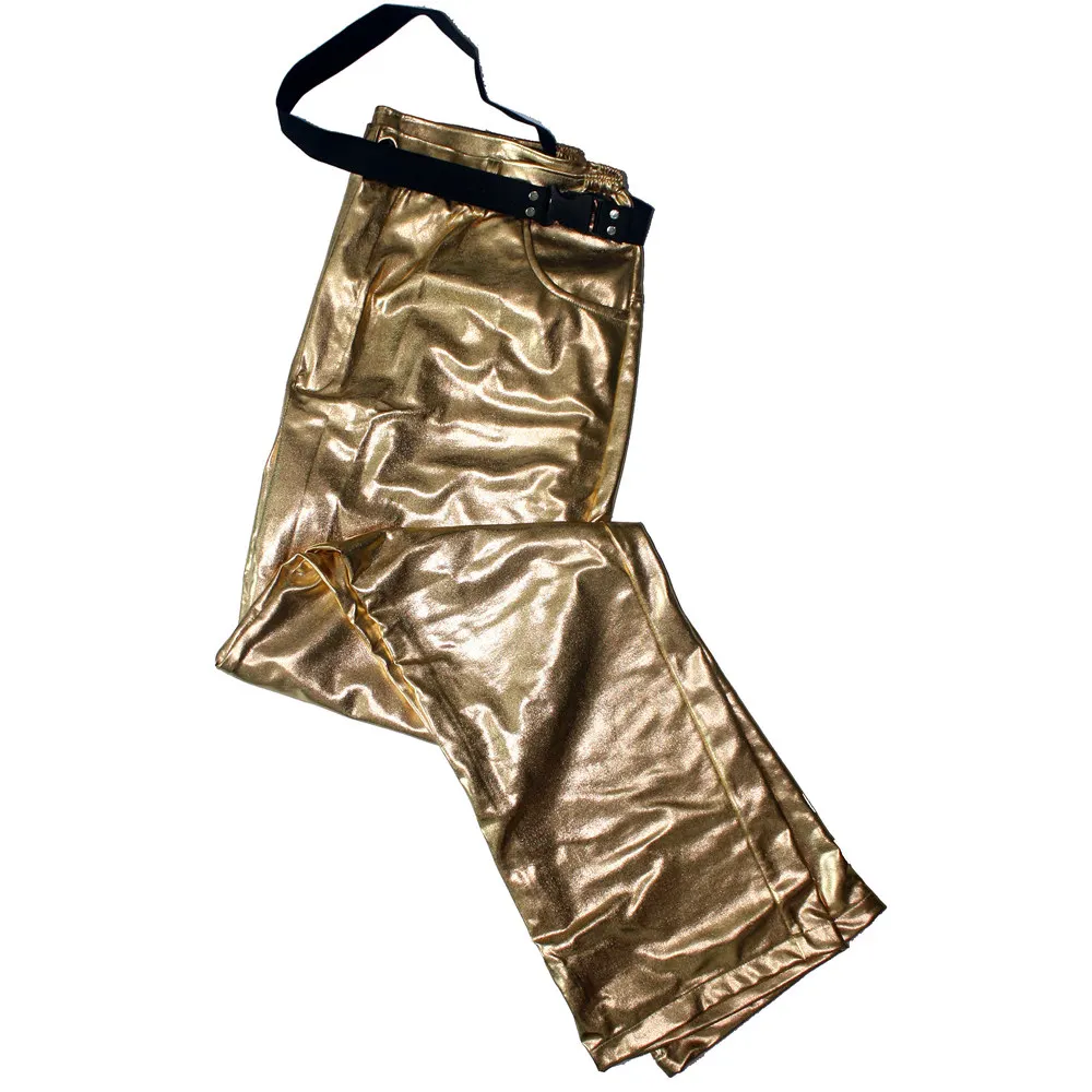 Редкий MJ Майкл Джексон история плохой Золотой спандекс двубортный тканый пиджак