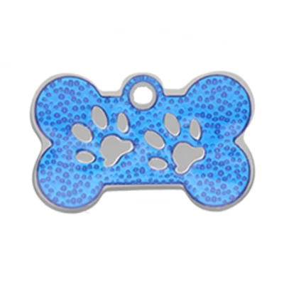 Dark Blue PAWFECT собака ID метки персонализированный ошейник для питомца подвеска симпатичное ожерелье аксессуары для щенков собак кошек выгравированное имя телефонные метки - Цвет: Dark Blue
