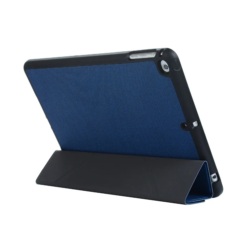 Ультратонкий чехол подставка из ТПУ и искусственной кожи для Apple iPad 9 7 2018 2017 Air