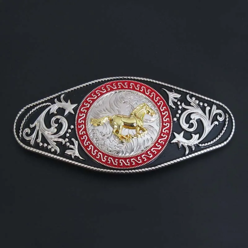 Horse Head And Running Horses Bull Cowboy Cowgirl Western Belt Buckle Дом и сад
