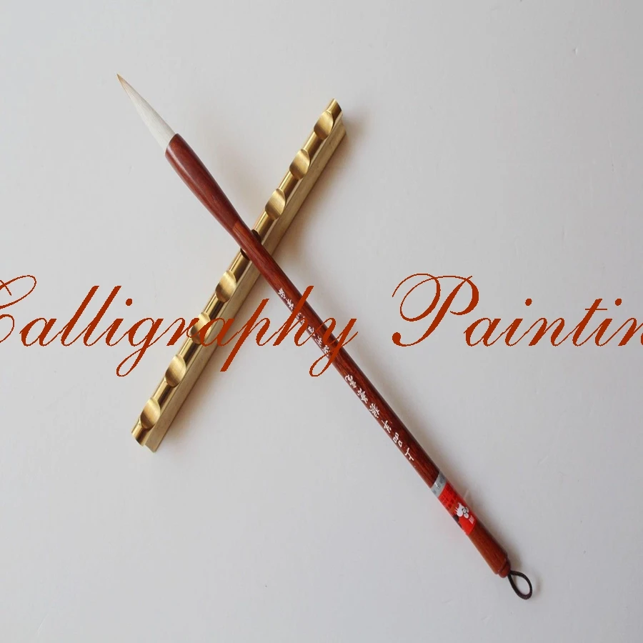 

1 Pcs Brass Brush Rest Paperweight Calligraphy Painting Sumi-e Tool