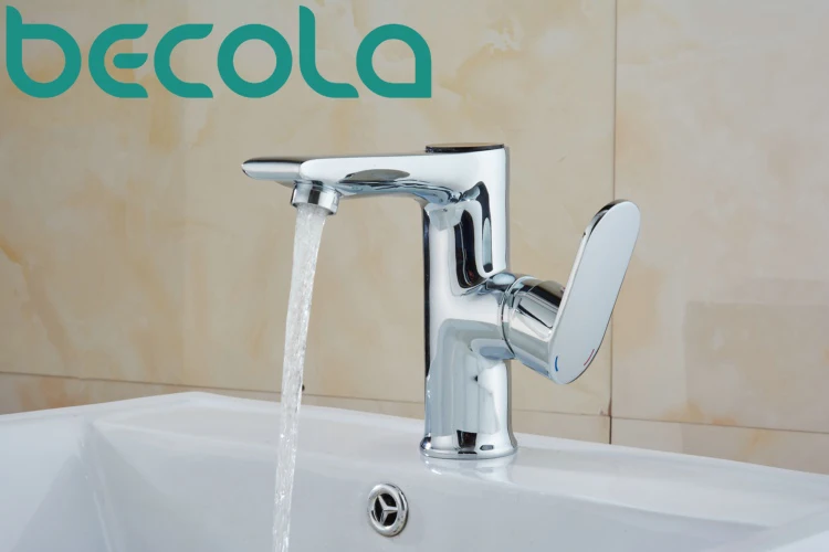 Becola светодиодный Интеллектуальный температурный кран с цифровым дисплеем для ванной комнаты, Твердый латунный хромированный кран для раковины, смесители для холодной и горячей воды