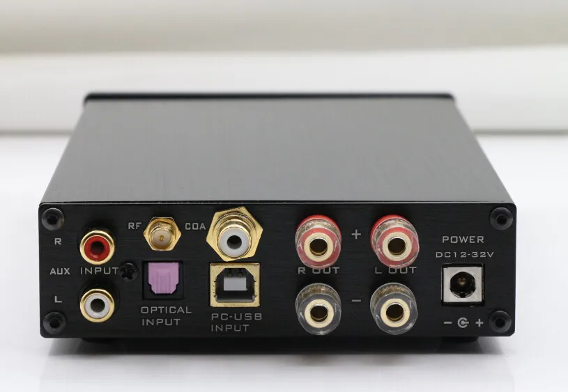 fx-аудио D802C PRO Bluetooth@4.2 APTX полный цифровой усилитель вход USB/AUX/оптический/коаксиальный 24 бит/192 кГц 80 Вт* 2 DC32V/5A