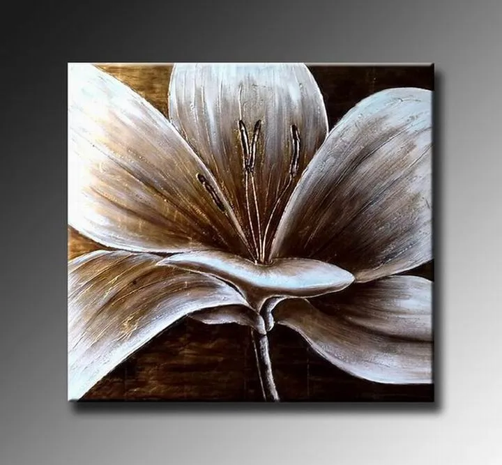 

High quality flower canvas,single flower oil paintings,abstract art home decoration on wall
