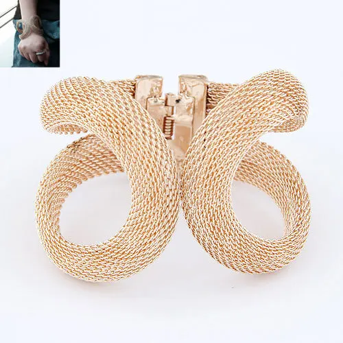 Новый бренд золото Цвет манжеты браслеты для щиколоток панков цепи Brazalete pulseiras