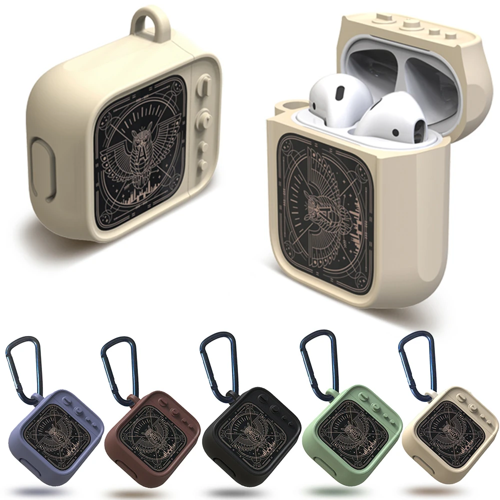 Чехлы для наушников Apple Airpods 1 2 защитный чехол Забавный дизайн милый