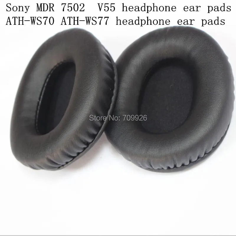 Linhuipad Soft protein leather ear cushion fit on Sony mdr v55 v500 headphone 2pcs/lot | Электроника