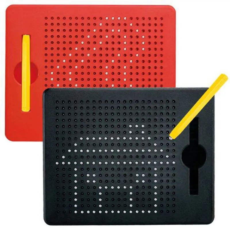

1Pcs Magnetic Clipboard Drawing Pen Ball Beads Compressed Magnet Learning Notebook Graffiti Pad Children's Toys Gift Random Deli