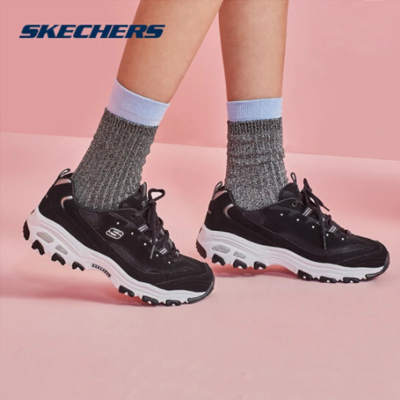 Skechers/Женская обувь D'lites массивные кроссовки коллекция 2019 года модная женская
