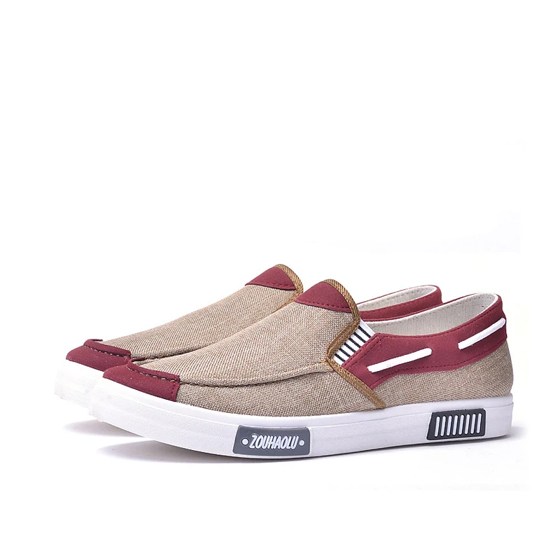 VESONAL 2019 Summer Comfortable Canvas Sneakers Men Shoes Loafers Moccasins lightweight Slip-On Light Male Casual Driving | Обувь