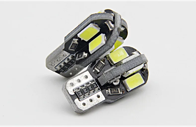 MaleCrane 4 шт T10 W5W/194 авто светодиодный светильник номерного знака 120LM 6500K белый 12V 3w