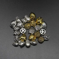 10pcslot antique gold sliver beads gladiatus owl doll skull loose spacer beads handmade for bracelet jewelry making finding