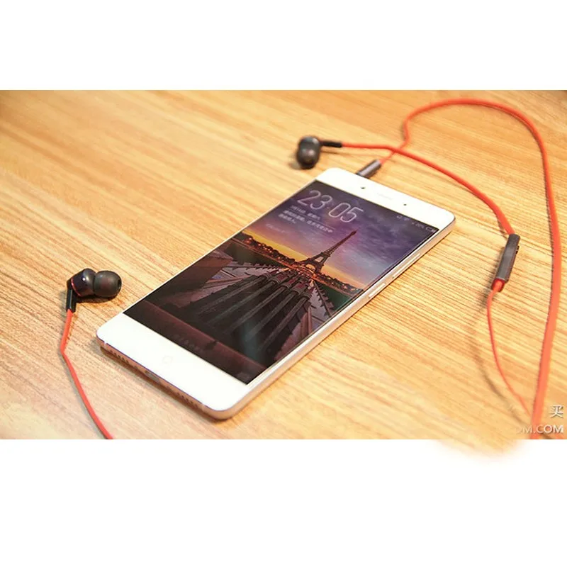 Оригинальный zte Nubia красный стерео Hi-Fi мм 3 5 наушники-вкладыши удаленный микрофон