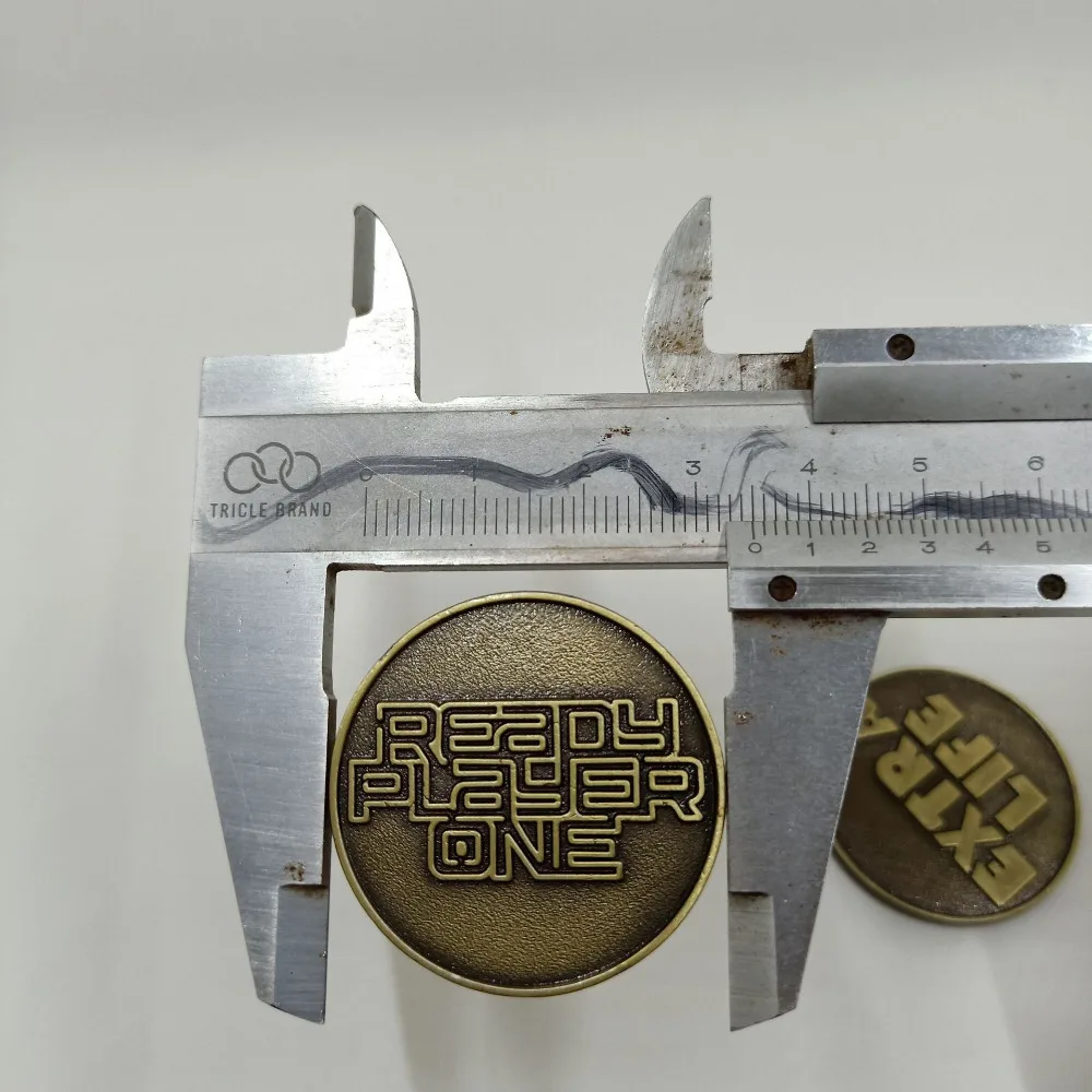 Moive Ready Player One Extra Life Coin косплей реквизит|Реквизит для костюмов| |