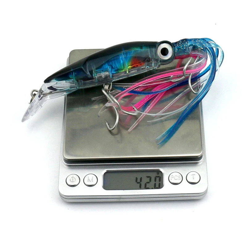 2016 New 6pcs/lot Squid Fishing Lure 14cm 42g Wobbler Hard Bait Fish Lures For Trolling Bionic Artificial Minnow China | Спорт и
