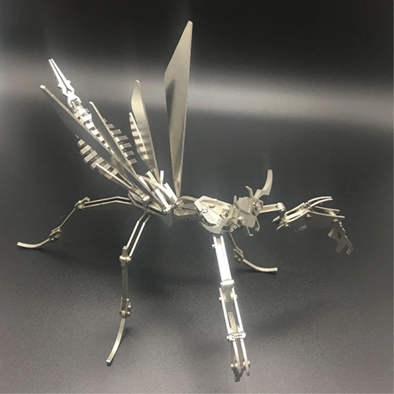 3 для 2 mantodea 3D Сталь металла подвижность суставов Миниатюрная модель Наборы головоломки Игрушечные лошадки образования детей мальчик сплайсинга хобби здания