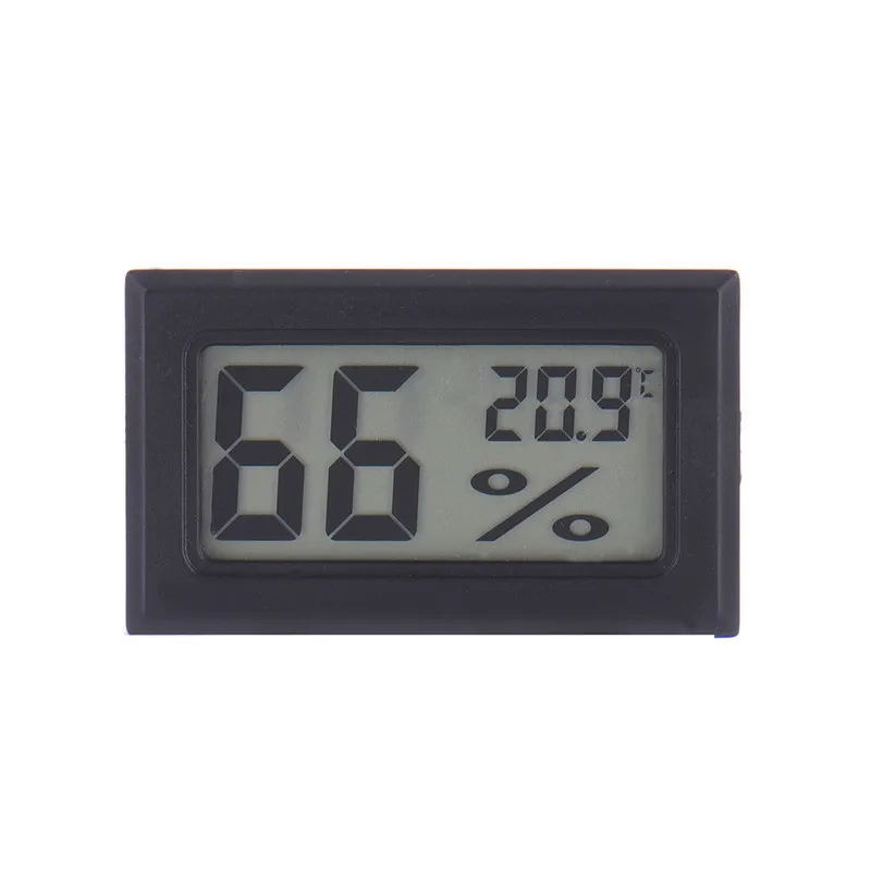 

Smart Electronics Black Mini Digital LCD Indoor Temperature Humidity Meter Thermometer Hygrometer Gauge