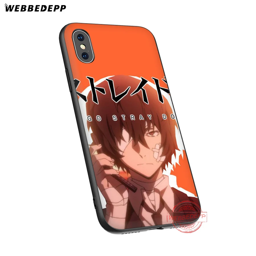 Мягкий силиконовый чехол WEBBEDEPP Japan Bungou Stray Dogs для iPhone 8 7 6S 6 Plus 11 Pro XS Max XR X 5 5S SE |