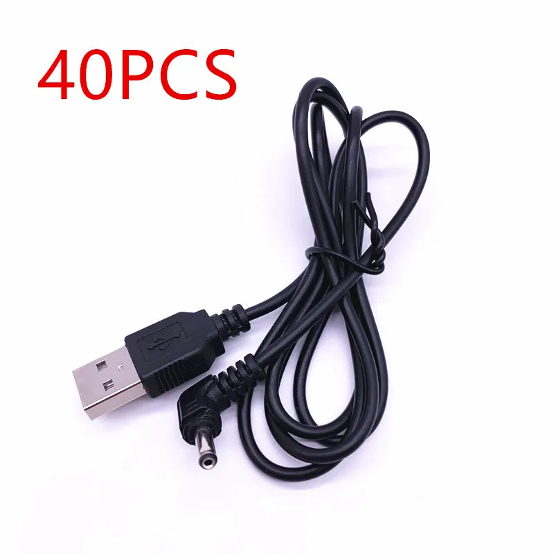 Черный USB A к DC 3 5 мм/1 35 мм вольт баррель Jack кабель питания 100 см фута|Переходники и