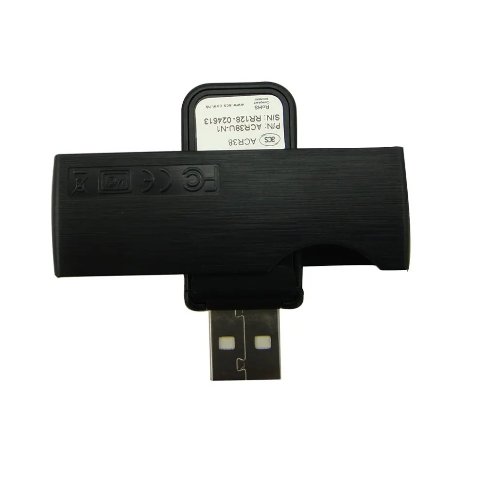 Портативный считыватель смарт карт USB ACR38U N1 CAC общий доступ писатель ID SCM Fold|card reader