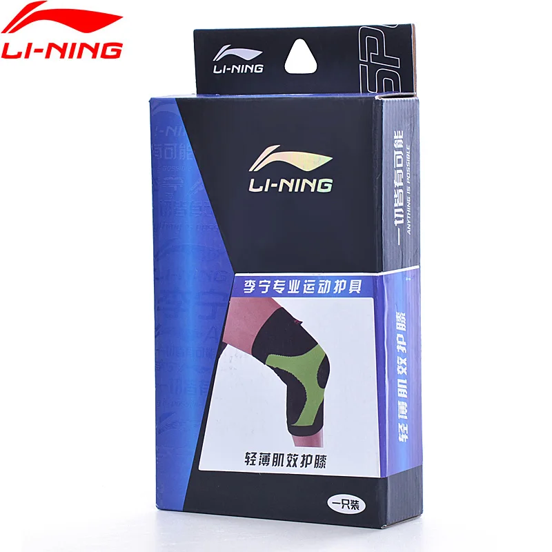 Профессиональные наколенники Li Ning для взрослых 1 шт. 85% нейлон 15% спандекс