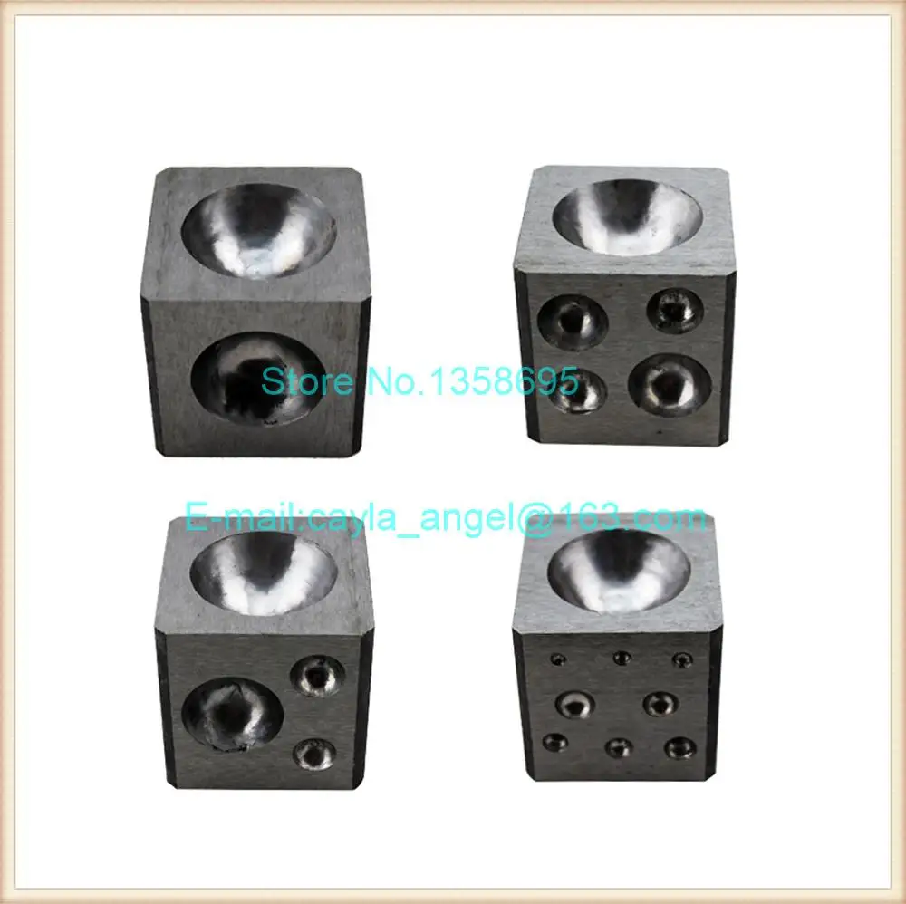 Сталь Dapping Блок квадратной полированной ювелирных изделий Кольцо Инструменты