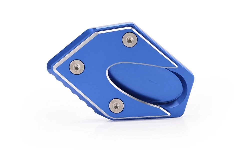 Blue CNC мотоциклетные CL боковая подставка подножка удар расширение ножная пластина Накладка для Suzuki GW250 Inazuma GSX250 GSX250R DL250 - Цвет: Blue