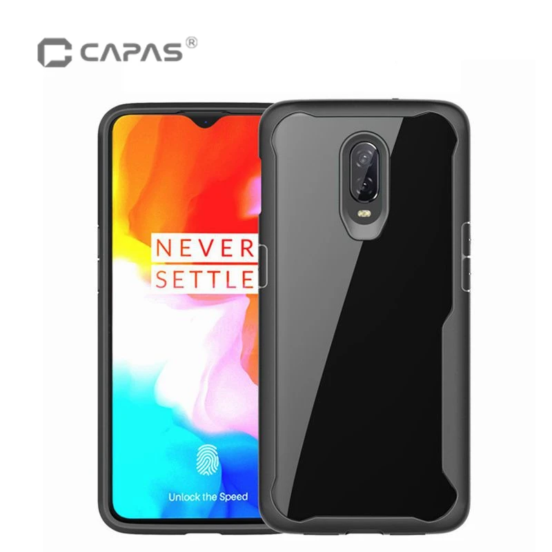 Oneplus 5 6 T оригинальные чехлы capas PC силиконовый прозрачный противоударный чехол One