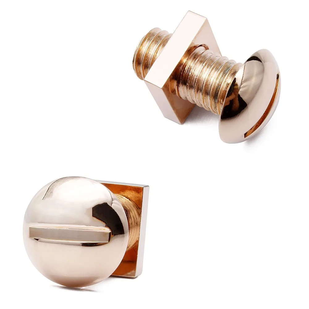 

HAWSON Screw Cufflinks for Father of Bride Jewelry Rose Cuff links for Casual Shirt