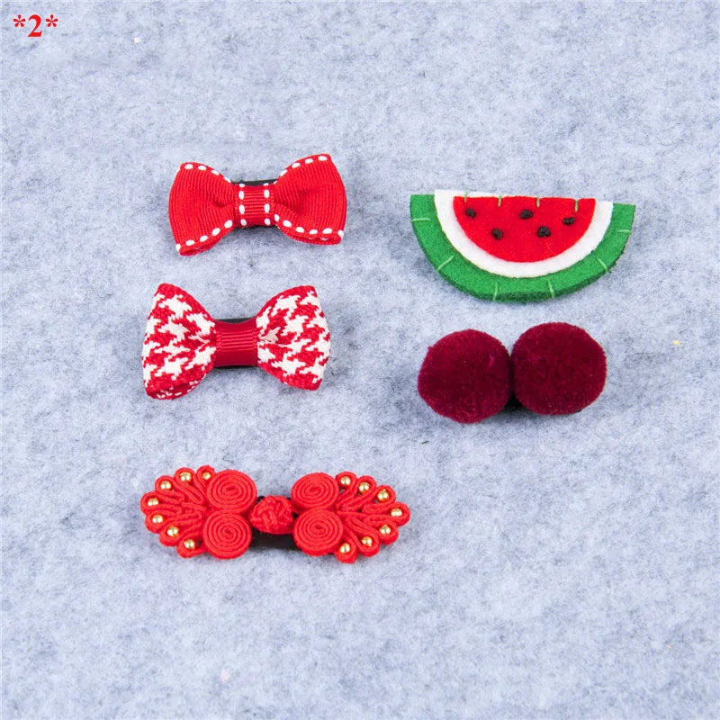 Заколки для волос с бантом маленьких девочек 5 шт./компл.|hair clip|crown hairpinkids crown |