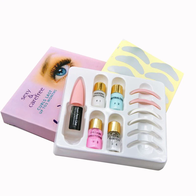 Mini Kit Лосьон для перманентной завивки ресниц полный набор завивки для завивки ресниц стержень клеевой раствор Полупостоянный мини/большой набор для завивки ресниц - Длина: Mini Kit