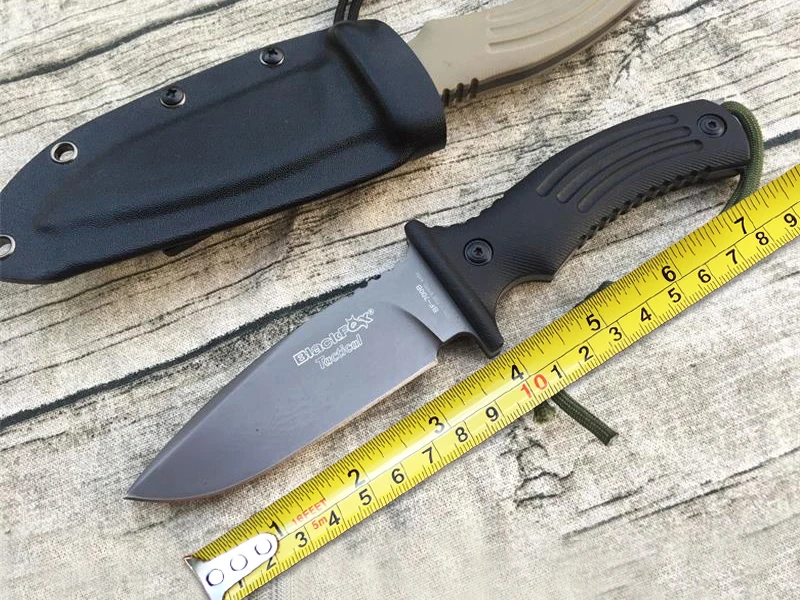 Открытый нож с фиксированным лезвием лисой D2 лезвие G10 Ручка для выживания