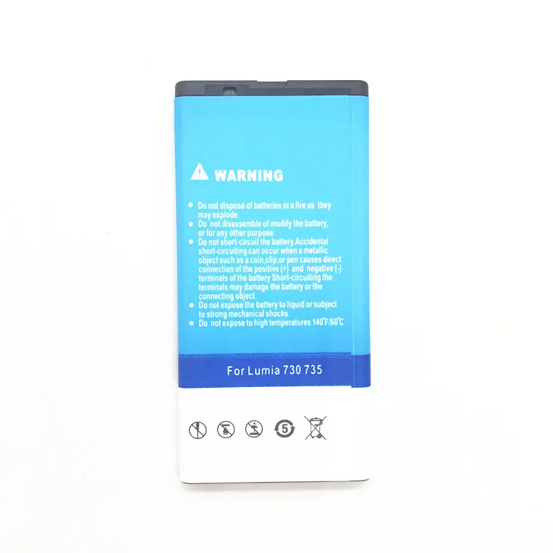 IBTION 3100mAh BV T5A BVT5A литий ионный аккумулятор для телефона Nokia Lumia 730 735 738 Superman RM 1038