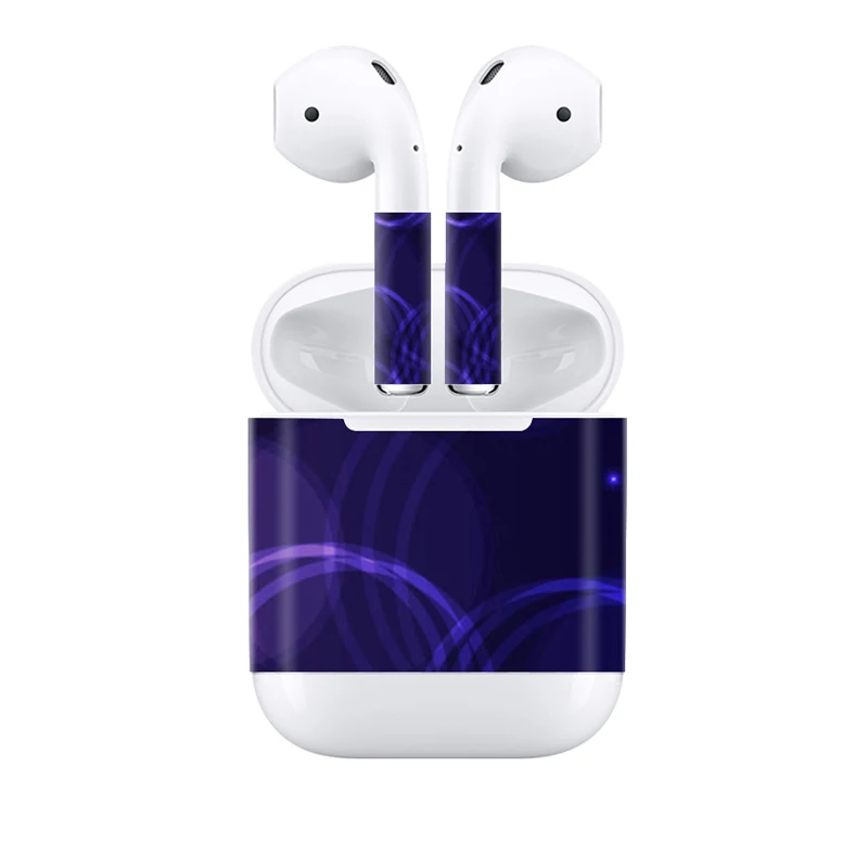 Наклейки с леопардовым принтом для AirPods силиконовый чехол защитная пленка |