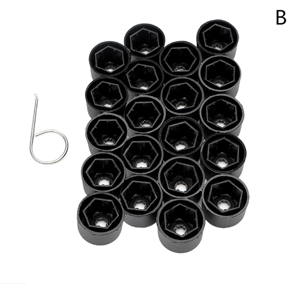 20 шт. гайка для колеса 17 мм колпачок ступицы болт защиты VW volwangen MK7 Golf 7 Skoda Octavia