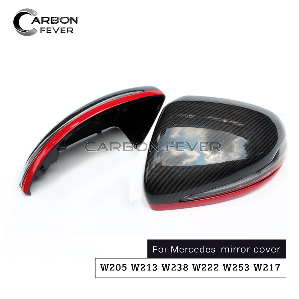 Для Mercedes W205 E W213 C238 S W222 C217 GLC X253 крышка зеркала из углеродного волокна|side mirror cover|carbon