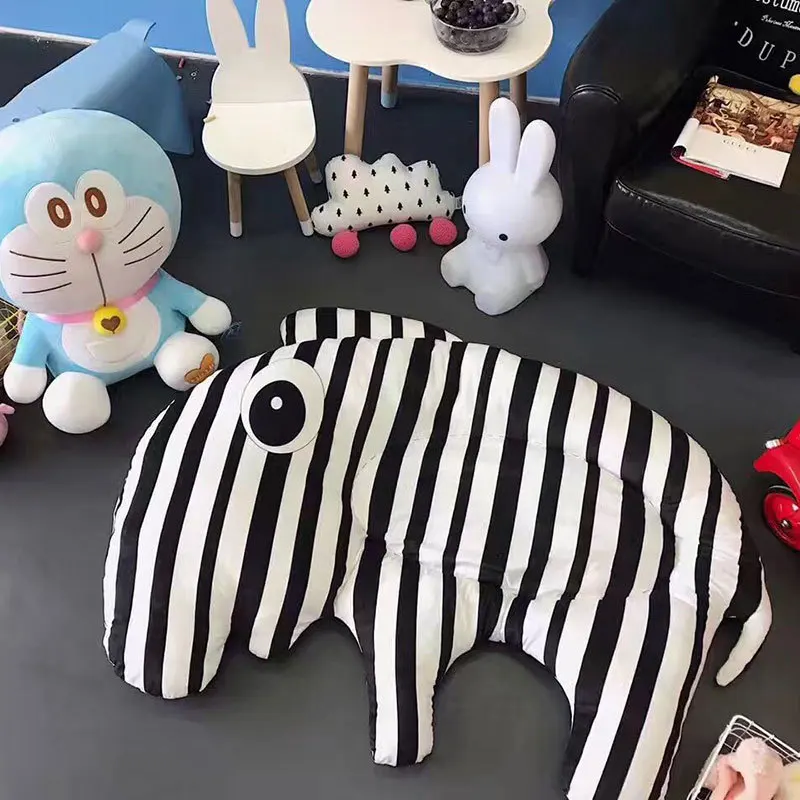 Новинка детские ковры с изображением слона зебры детский пол мультяшный коврик