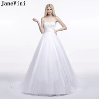 janevini stunning bride to be gowns 2020 sequined crystal summer wedding dress boho a line sweetheart bridal gown sukienka bia%c5%82a