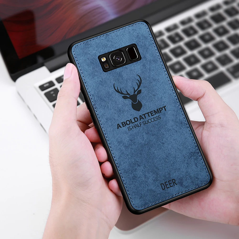 Тканевый чехол из мягкого ТПУ с рисунком для samsung Galaxy S10e ультра тонкой ткани