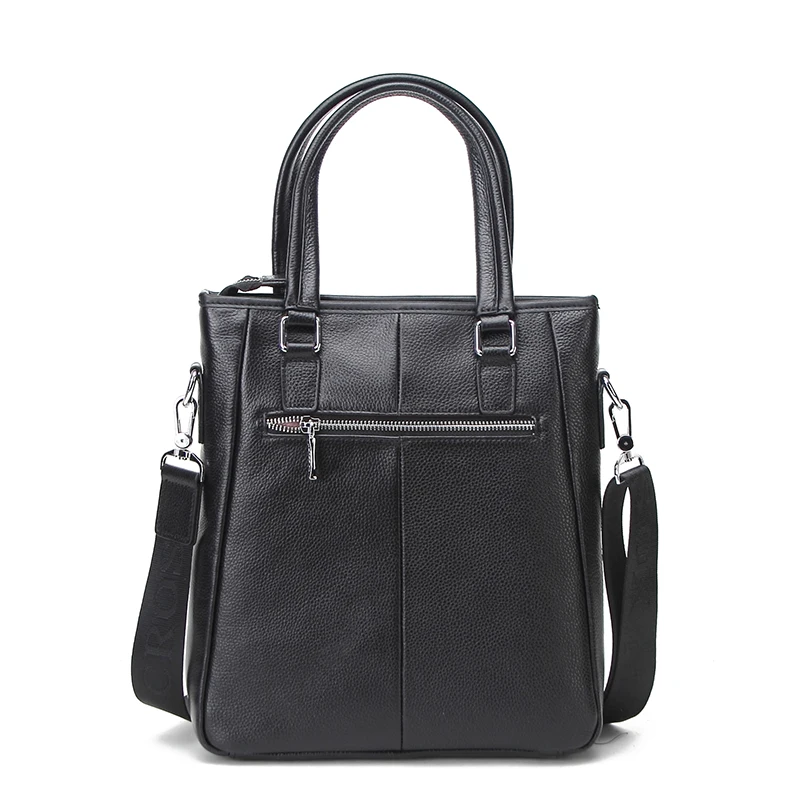 CROSS OX Genuine Leather Men's Handbag Shoulder Bags For Men Vertical Style Messenger Bag Business Casual Portfolio HB557M |