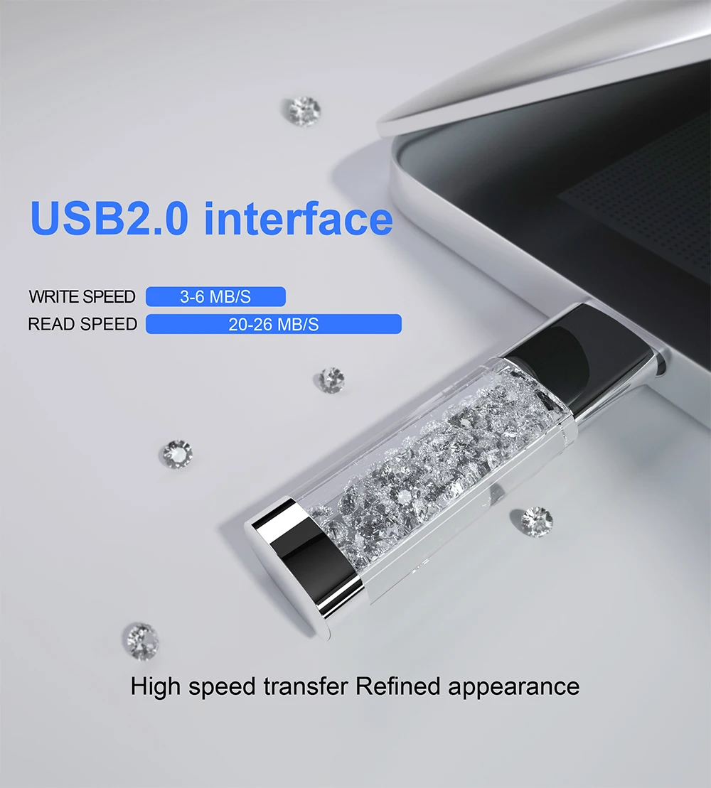 Новинка, TECHKEY, usb флеш-накопитель, 64 ГБ, флешка, память, cel, usb флешка, 32 ГБ, 16 ГБ, 8 ГБ, 4 Гб, блестящие стразы, подарок
