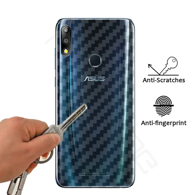 3D защитная задняя пленка из углеродного волокна для Asus Zenfone Max Pro M2 ZB631KL Защитная ASUS