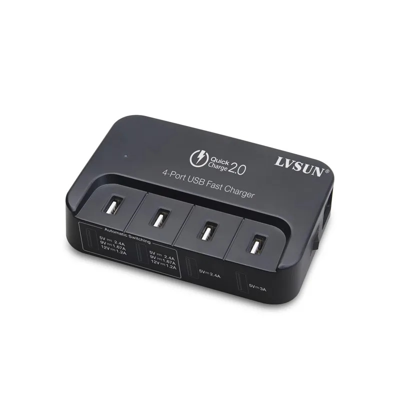 Udoli 5 В 3 а 9 в 12 В источник питания 4 порта USB настенное зарядное устройство Универсальный USB автомобильный адаптер быстрое зарядное устройство 3,0 для Galaxy NOTE 3 4 S3 S4