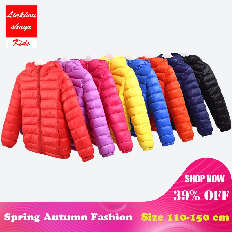 

Детская парка с капюшоном Liakhouskaya, зимняя теплая пуховая парка для девочек, детская одежда, дропшиппинг, 2018