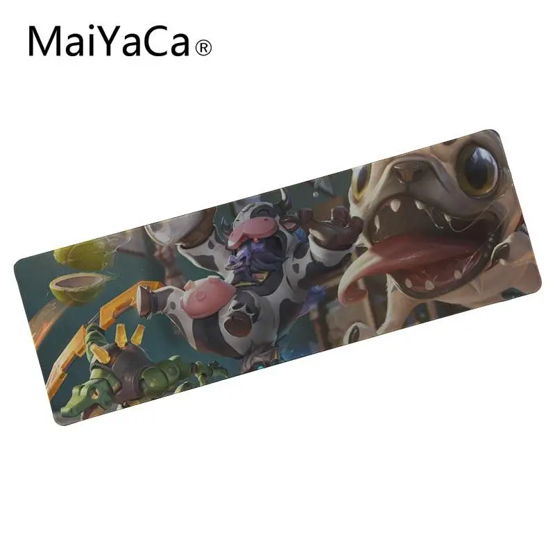 Коврик для мыши MaiYaCa Store league of legend, коврик для клавиатуры с закругленными краями 90*30 80*30 70*30 60*30 см, дизайнерские коврики для мыши JLX0684