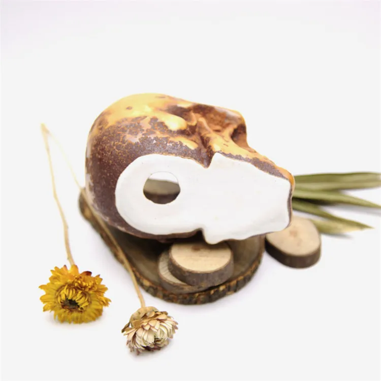 Холодный горшок в виде черепа силиконовая форма 3d череп формы для ваз кашпо из