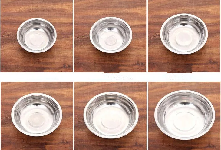 1 шт 6 Размеры Нержавеющая сталь чаша для смешивания салата миска приготовления